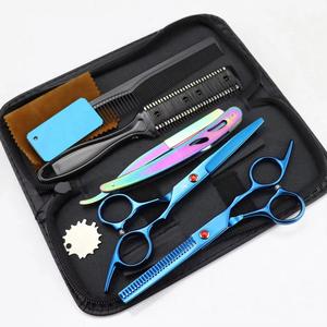 Professional Thinning <b>Scissors</b> Set Stainless Steel 4Cr13 Customized Color Handle Sharp Tip 28 Teeth Lightweight Right Handed - Product Image 5