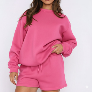 Sweat-shirt en molleton surdimensionné pour femmes, imprimé, décontracté, streetwear vintage, grande taille, longueur genou, été, 100% coton - Product Image 4
