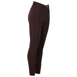 Leggings de Cintura Alta Azul Marino para Mujer, Diseño Perforado, Ajuste Ceñido, Cierre de Botones, Spandex/Algodón, para Hacer Ejercicio - Product Image 6