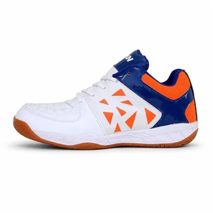 RXN Professional Men's <b>Badminton</b> Shoes Numeric_8 White-Gold Rubber Insole for Tennis Volleyball Training - Product Image 3