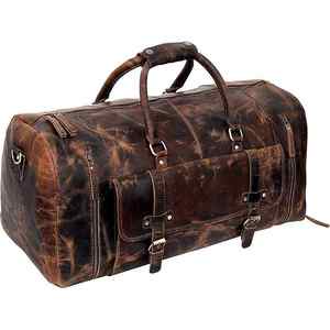 Sac de Voyage Week-end en Cuir Véritable Grande Capacité 2026, Motif Personnalisé, Tendance, pour Sport, Gym et Voyage, Imperméable - Product Image 1