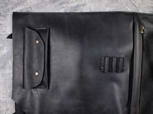 Sac de Chef en Cuir Véritable OEM Personnalisé, Robuste, Anti-Odeur, Durable, pour Ranger les Couteaux, LSKR-0038 - Product Image 3