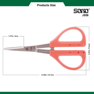 SONO J558 Vineyard Handy Tool Pruning Shears with Plastic Handle Bypass <b>Pruner</b> Shears Carbon Steel Blades Durable - Product Image 4