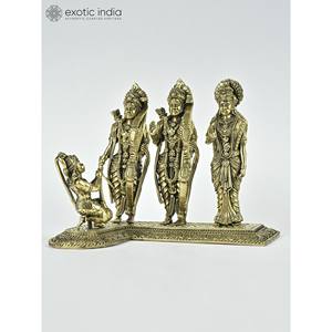 รูปปั้นทองเหลืองคุณภาพเยี่ยม3.7นิ้วสำหรับบ้านของขวัญและวิหารผลิตในอินเดีย - Product Image 3