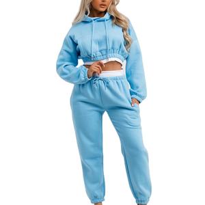 Conjunto Deportivo de Terciopelo de 2 Piezas Personalizado para Mujer, Atuendo Informal de Felpa Suave con Sudadera con Cierre y Pantalones Deportivos - Product Image 4