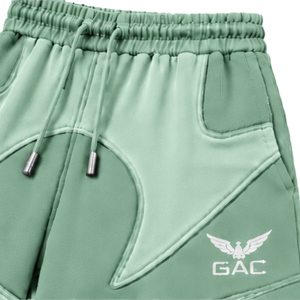 Ensemble sweat à capuche et pantalon de survêtement vert menthe oversize unisexe, style streetwear décontracté, coupe ample, tenue assortie - Product Image 5