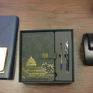 El cuaderno de tapa dura de cuero PU refleja su personalidad única hecha a mano para la organización del pensamiento - Product Image 2