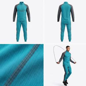 Survêtement unisexe personnalisé en coton et polyester léger, imprimé, performance 2-en-1, en molleton bouclette, pour la gym et l'entraînement - Product Image 5