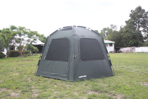 Carpa de Camping CAMPTOWN Sunset 380 Green Dome para 6-8 Personas, Impermeable 3000mm, Protección UV, Uso Familiar en Exteriores para las Cuatro Estaciones - Product Image 3