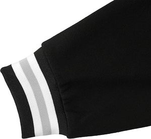 High Quality Men's Varsity Jackets Thin <b>Stand</b> Collar Light <b>Weight</b> Winter Wool Body Leather Sleeve Best Design Plain Fabric Front - Product Image 5