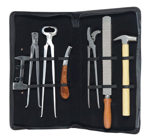 Kit de fermeur professionnel Dentavex réutilisable de haute qualité avec sac, outils de fermeur en acier premium pour l'entretien des sabots et la médecine vétérinaire - Product Image 6