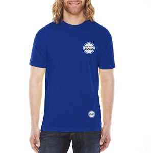 Camiseta de Hombre Color Rojo Jaspeado, 52/48 Algodón Poliéster, Camisetas de Manga Corta con Cuello Redondo - Product Image 6