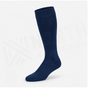Crew <b>Socks</b> Geometric Pattern Blue Breathable Running <b>Socks</b> for Adults Spring Season - Product Image 3