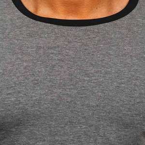 Camiseta de Manga Corta para Hombre de Alta Calidad, Cuello Redondo, Color Azul Marino, Secado Rápido, Transpirable, Corte Regular, 100% Algodón, Estilo Casual de Verano - Product Image 4