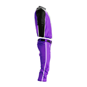 Services OEM, dernier design, uniforme de baseball pour hommes en couleur unie, fabriqué en usine, 100% polyester respirant, imprimé par sublimation - Product Image 3