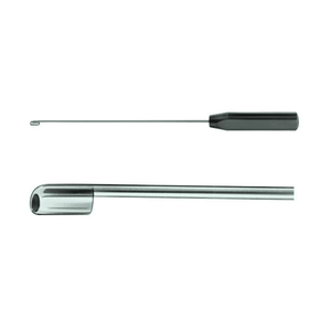 Desfibrador de tendones con mango de fibra, ligero, de acero inoxidable de primera calidad, instrumento reutilizable para la recolección de injertos en cirugía ortopédica manual. - Product Image 1