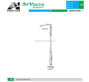 Rétracteur VERITAS Tuebingen A-1 de haute qualité, 28 cm / (95x20 mm), ensemble d'instruments neurochirurgicaux à lame |   Réutilisable, certifié CE - Product Image 6