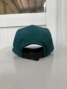 Gorra Deportiva Unisex Injae Vina de 5 Paneles, Verde Oscuro, Malla con Logotipo Bordado, para Exteriores, Casual, Todas las Temporadas, Corte Láser - Product Image 4