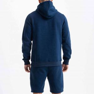 Ensemble sweat à capuche et short personnalisé pour homme en molleton de coton, coupe oversize et ample, survêtement de sport décontracté, fournisseur en gros - Product Image 2