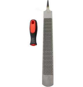 Raspador de pezuñas de 18 pulgadas, lima para herraduras con mango de goma, herramienta de herrador de acero al carbono, adecuada para caballos, cabras, vacas, burros y otros animales. - Product Image 3