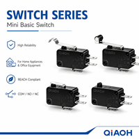 Micro-interrupteur de fin de course SPDT série V-J 16A, à action rapide, avec options d'actionneurs multiples, indice de protection IP65, intelligent, 250VAC