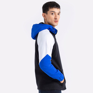 Sweat à capuche unisexe surdimensionné 100 % coton tissé anti-boulochage, streetwear, manches longues, pull-over, automne-hiver, motif uni, pour homme - Product Image 5