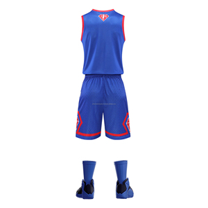 Ropa Deportiva de Baloncesto Unisex de Secado Rápido y Transpirable, Talla Grande, Diseño Personalizado con Impresión por Transferencia de Calor, Uniformes Deportivos - Product Image 3