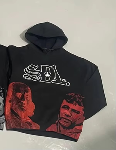 Sudaderas SDL HOODIES 2 100% algodón, transpirables, estilo hip hop, personalizadas, fabricantes de sudaderas personalizadas para hombre. - Product Image 4