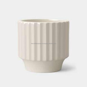 Living Room Porcelain <b>Planter</b> Flower Vase Customized Elegant Shell Design Ceramic Fancy <b>Planter</b> Flower Pot For Home And Hotels - Product Image 5
