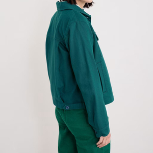 Vestes en jean pour femmes de qualité supérieure, prix d'usine, col rabattu, fermeture à boutons, style vintage décontracté, coupe-vent, tissu 300g - Product Image 3