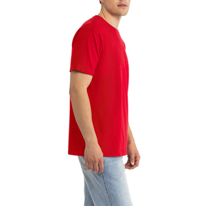 เสื้อยืดผู้ชาย ผ้าฝ้าย 100%  เสื้อยืดเปล่าสำหรับสกรีนโลโก้ เสื้อยืดเนื้อหนา ทรงไหล่ตก เสื้อยืดคอกลมคุณภาพสูงสำหรับผู้ชาย - Product Image 3