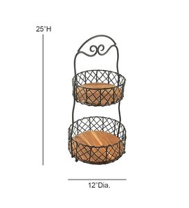 Estante de Especias Metálico de Dos Niveles con Frascos de Vidrio, Organizador de Cocina, Tipo Vertical, Diseño Duradero - Product Image 4