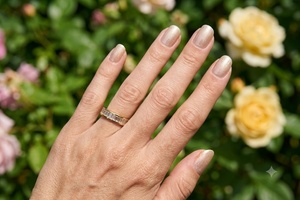 Bague Éternité en Or Jaune 14K avec Diamant Baguette de 1 Carat Cultivé en Laboratoire, Sertie en Canal, Personnalisable pour Mariage, Fiançailles, Anniversaire - Product Image 5