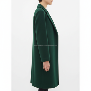 Abrigo Largo para Hombre, Verde, Impermeable, Cortavientos, de Secado Rápido, Personalizado, OEM, al por Mayor - Product Image 3