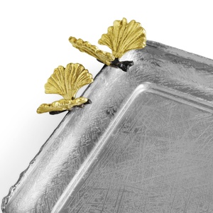 Plateau en forme de feuille de ginkgo pour décoration de salon, centre de table, organisateur, article cadeau, fait main - Product Image 4