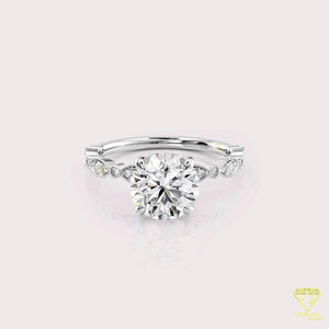Anillo de Compromiso de Moissanita Elegante Más Vendido para Mujer, Joyería Clásica de Boda con Diseño Atemporal, Disponible para la Venta - Product Image 5