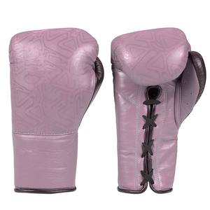 Guantes de Boxeo Profesionales Blancos de Cuero PU, Transpirables, que Absorben la Humedad, con Cordones, Personalizables, para Entrenamiento, Competencia y Gimnasio - Product Image 2