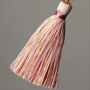 37 couleurs, 9 cm, 3,54 pouces, mini pompon avec perle, soyeux, coloré, pompon personnalisé, fabriqué au Pakistan, haute qualité, utilisation décorative pour vêtements - Product Image 1