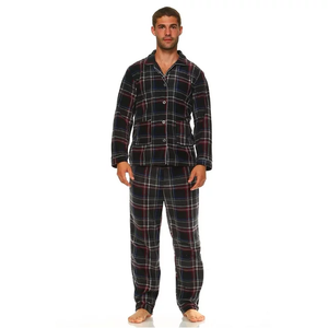 Ropa de dormir a rayas para hombre, tallas grandes, diseño personalizado, ropa de dormir transpirable y a la moda para hombre, de proveedor de Bangladesh. - Product Image 3