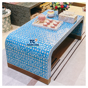 Table en nacre de luxe pour salon, fabrication d'exportation de meubles, table basse en nacre, Vietnam - Product Image 1
