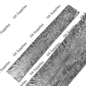 Acier Damas forgé à la main, qualité supérieure, vente en gros, DIY OEM/ODM, manche pleine longueur, motif mosaïque Damas Plume de Palmier - Product Image 3