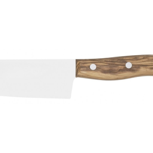 Couteaux de cuisine avec manche en bois brun et lame en acier inoxydable pour la préparation culinaire à domicile, la découpe de légumes et de viande - Product Image 5