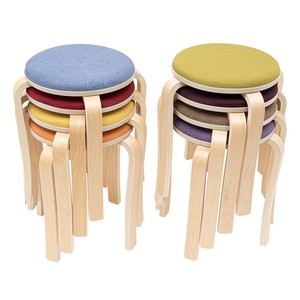 Black Padded Ottoman Storage <b>Stool</b> with Side Tables Wholesale India - Product Image 6