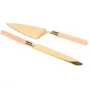 Wedding Table Cake Cutting Set Metal Knife and Server Stainless Steel Dessert Serving <b>Tools</b> - Product Image 3