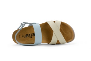 Sandalias de plataforma para mujer, zapatos de diseño de calzado superior a la moda, sandalias de cuña de viaje para la playa con correa cruzada y hebilla para mujer Ni29 - Product Image 4