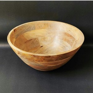 ชามไม้ดีไซน์ใหม่ล่าสุด ชามไม้มะม่วง ชามไม้กระถิน ชามไม้ ชามสลัด ชามเสิร์ฟ ภาชนะบนโต๊ะอาหาร ราคาขายดีที่สุด - Product Image 3