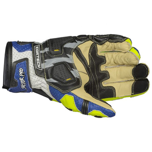 Guantes Profesionales para Motocicleta, Reforzados en la Palma, de Cuero, Ligeros, para Conducción y Carreras, con Pantalla Táctil - Product Image 6