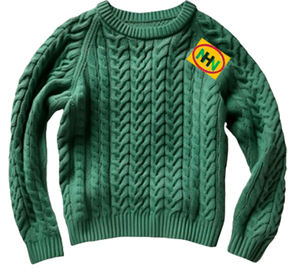 Jersey de lana/acrílico para hombre, personalizado, con cuello tipo almohada, clásico, antiarrugas, antipilling, impermeable, a la moda, liso, para invierno. - Product Image 6