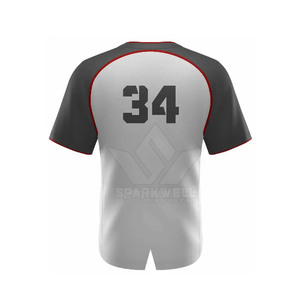 ชุดยูนิฟอร์มเบสบอลสั่งทำพิเศษจาก SPARKWELL INDUSTRY เสื้อและกางเกงแบบยูนิเซ็กซ์ หมายเลข 34 พิมพ์ลายโลโก้ดิจิทัล ผ้าโพลีเอสเตอร์ระบายอากาศได้ดี ขนาดสำหรับผู้ใหญ่ - Product Image 5
