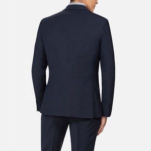 Mens Wholesale Custom 3 Piece Suit Red Smart Formal Wedding Party Tailored Fit Double Breasted Wool/Viscose <b>Blazer</b> Trouser - Product Image 3